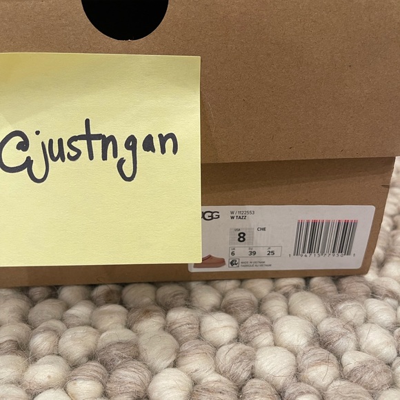 Classic UGG Tazz Slippers - Chestnut - Size 8 - Brand New in Box - Picture 7 of 7